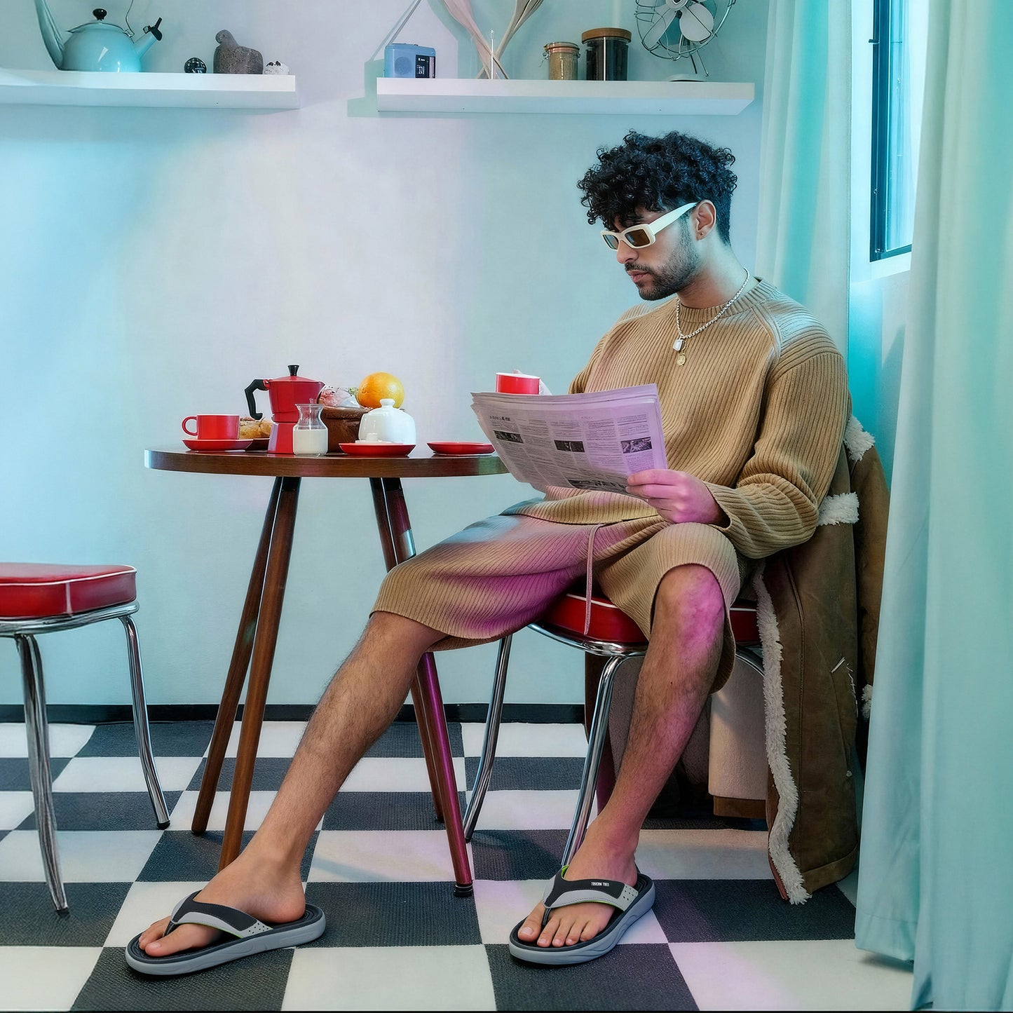 Armour Men’s Comfort Flip-Flops - Grey