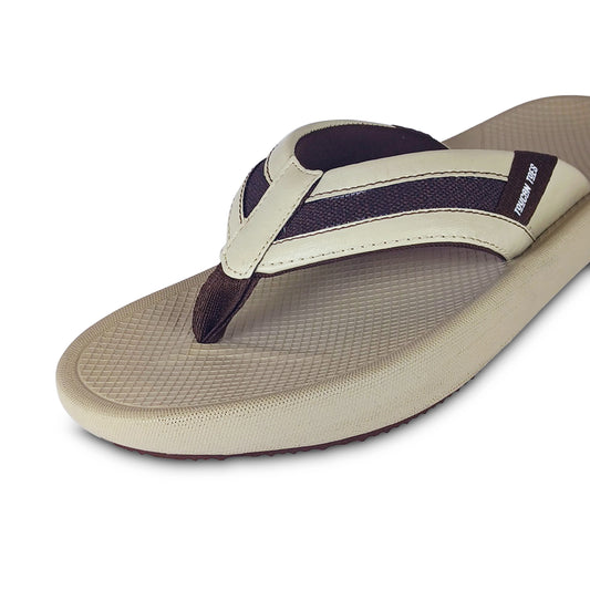 Zorro Men’s Super Soft Comfort Slippers – Beige