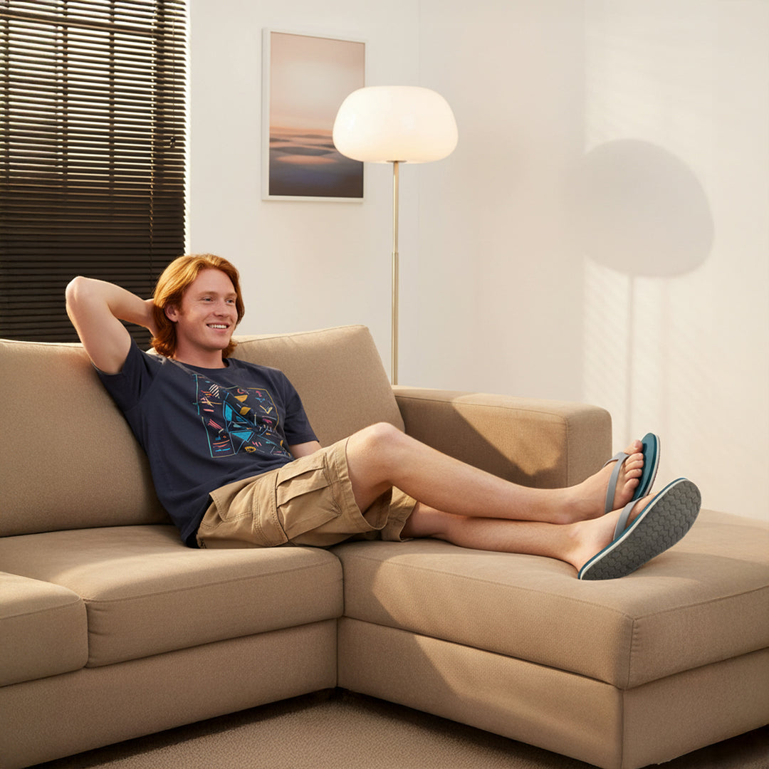 Echo Men’s Classic Slippers - Teal