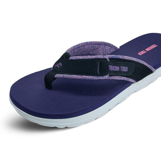 Breeze Women’s Comfort Flip-Flops – Purple