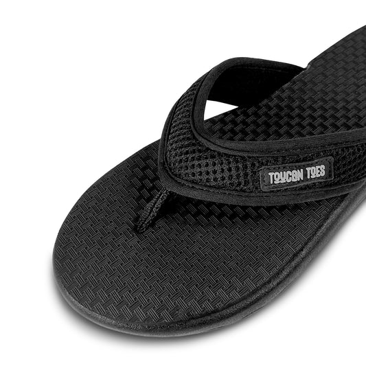 Plume Women’s Comfort Flip-Flops – Black
