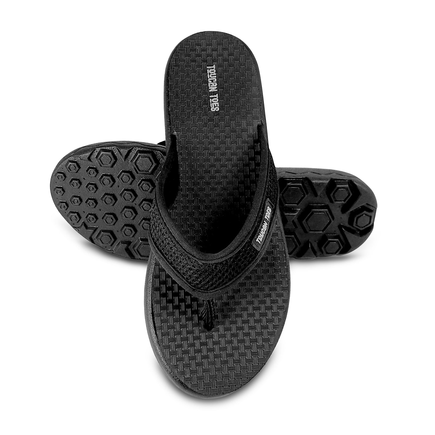 Plume Women’s Comfort Flip-Flops – Black
