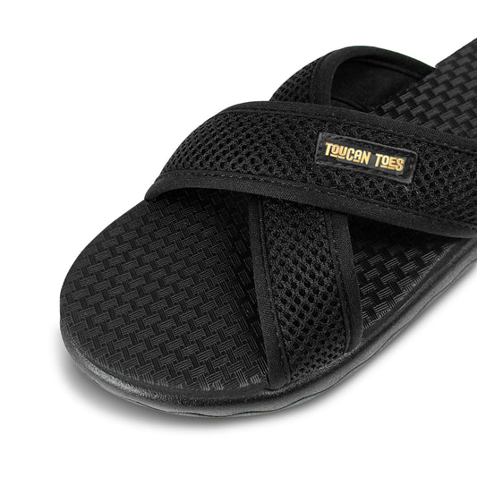 Flippy Women’s Soft Cushion Slides – Black