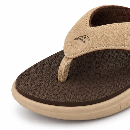Ziva Women’s Comfort Flip-Flops – Beige