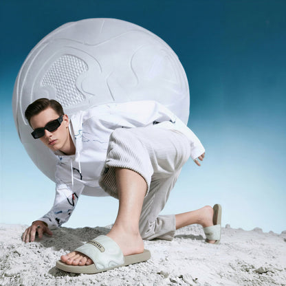 Halo Men’s Slides – Beige