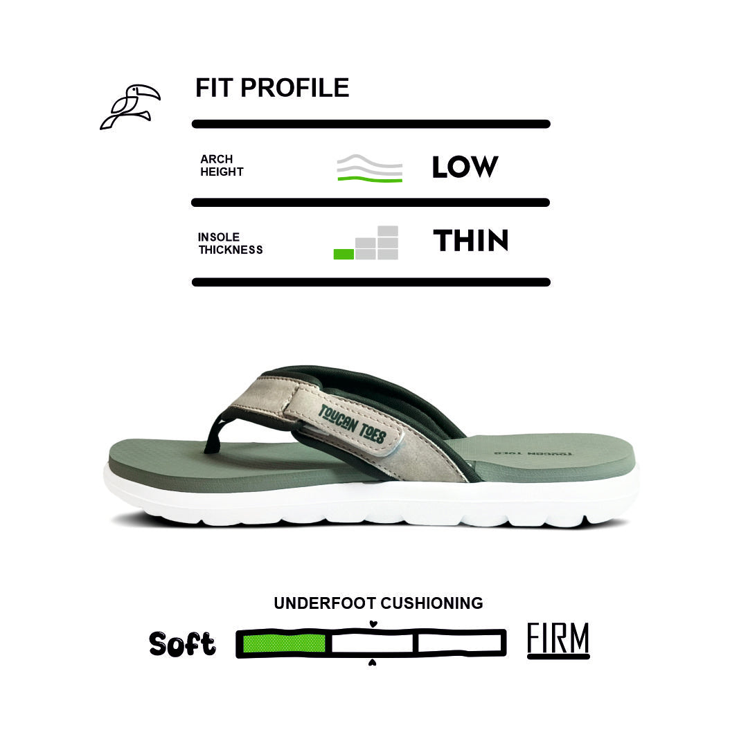 Breeze Women’s Comfort Flip-Flops – Sage