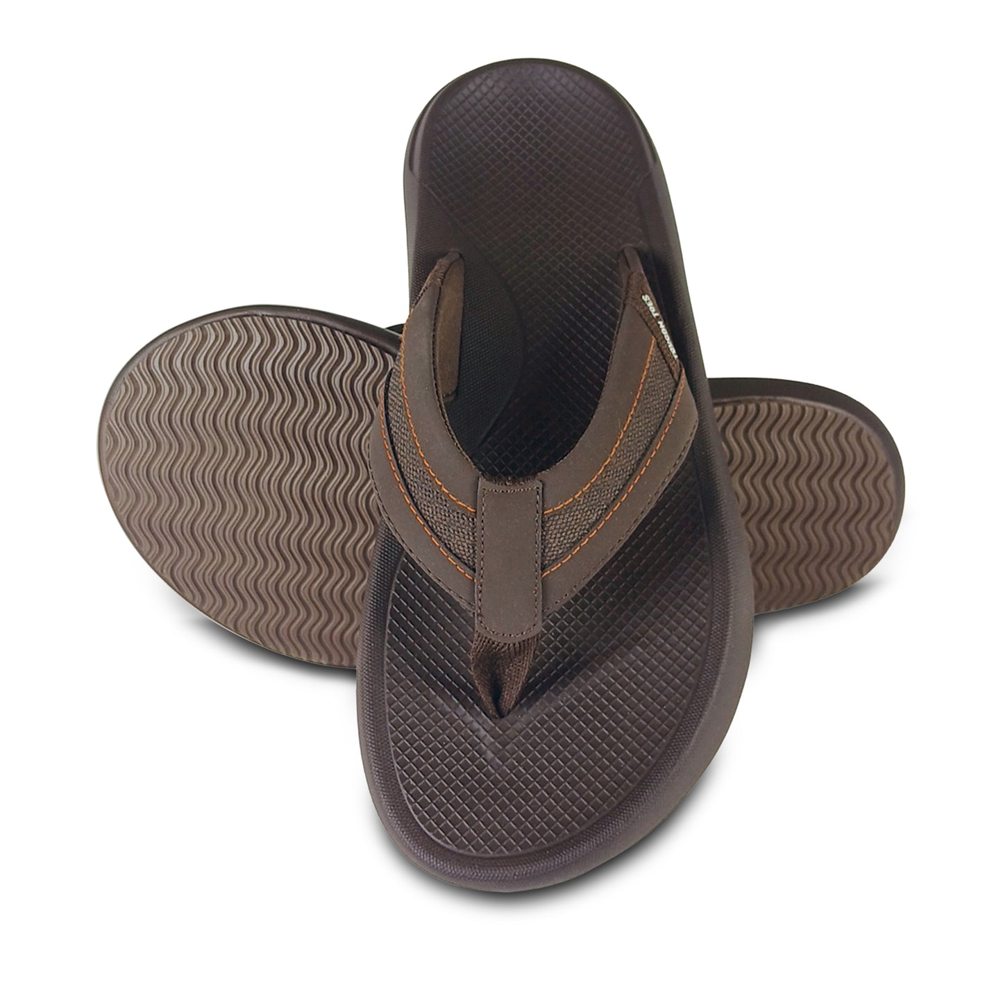 Zorro Men’s Super Soft Comfort Slippers – Brown