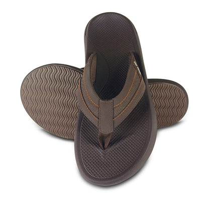 Zorro Men’s Super Soft Comfort Slippers – Brown