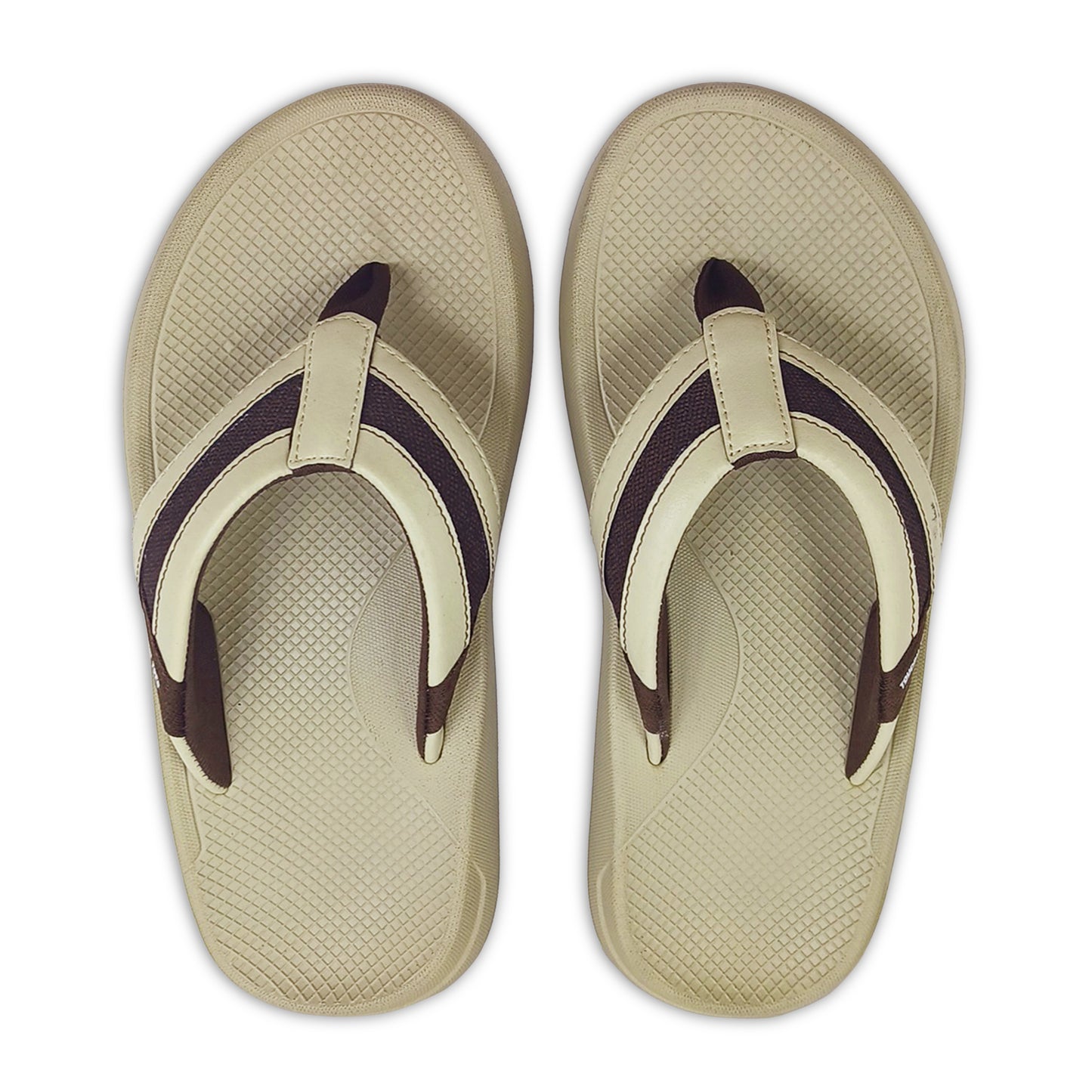 Zorro Men’s Super Soft Comfort Slippers – Beige