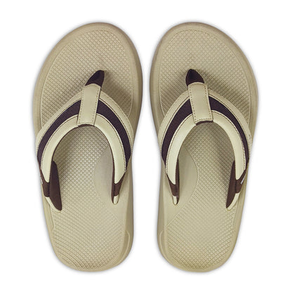 Zorro Men’s Super Soft Comfort Slippers – Beige
