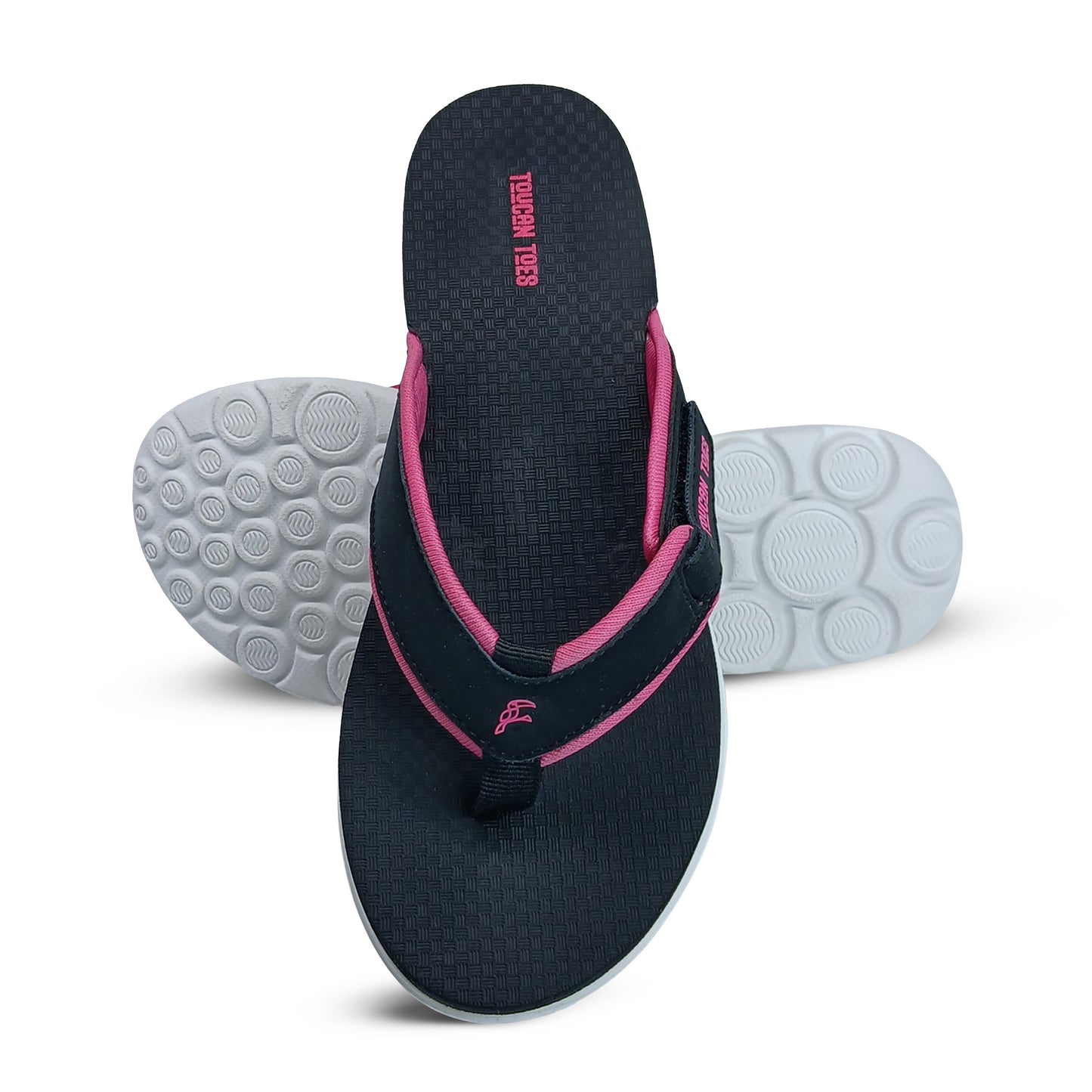 Breeze Women’s Comfort Flip-Flops – Black