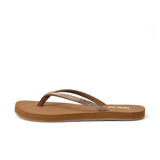 Lumia Women’s Comfort Flip Flops - Tan