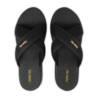 Flippy Women’s Soft Cushion Slides – Black