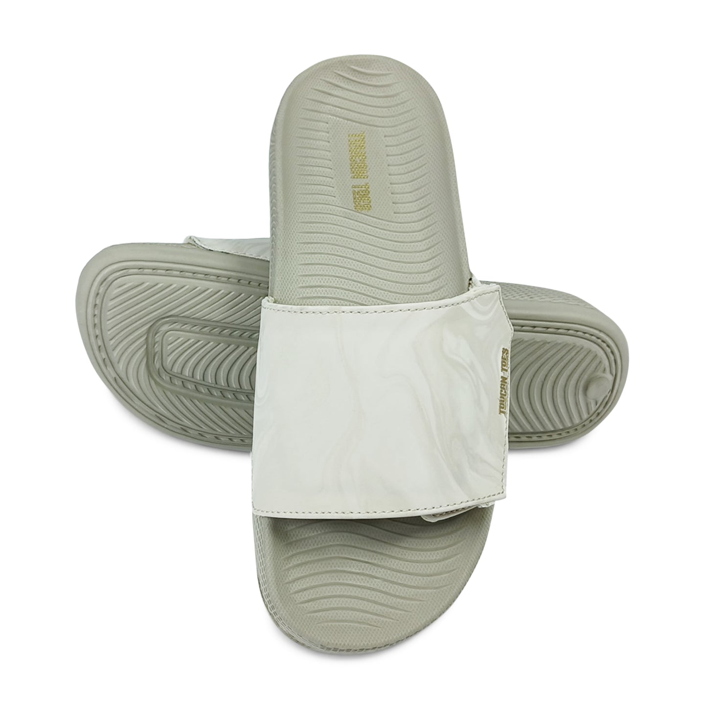 Silu Women’s Soft Cushion Slides – Light Grey