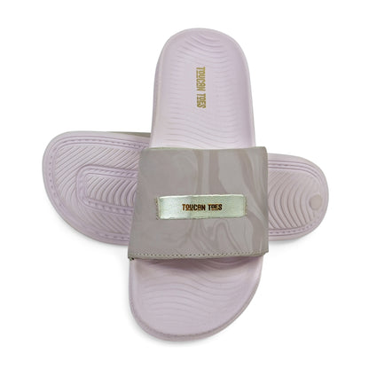 Silk Women’s Soft Cushion Slides – Lilac