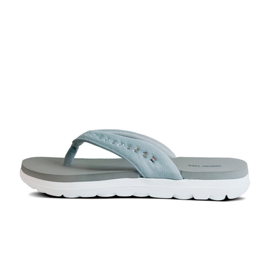 Crystal Women’s Comfort Flip-Flops – Grey