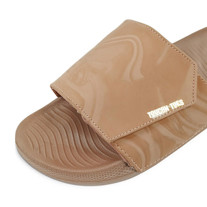 Silu Women’s Soft Cushion Slides – Rose Gold