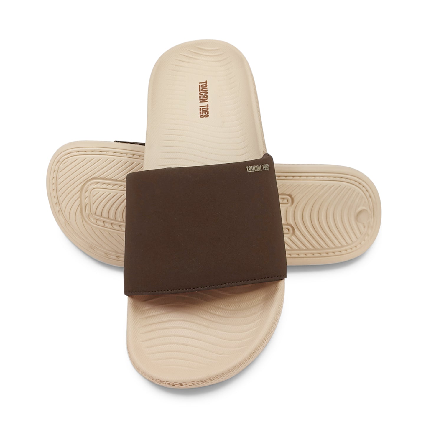 Hype Men’s Soft Cushion Slider – Beige