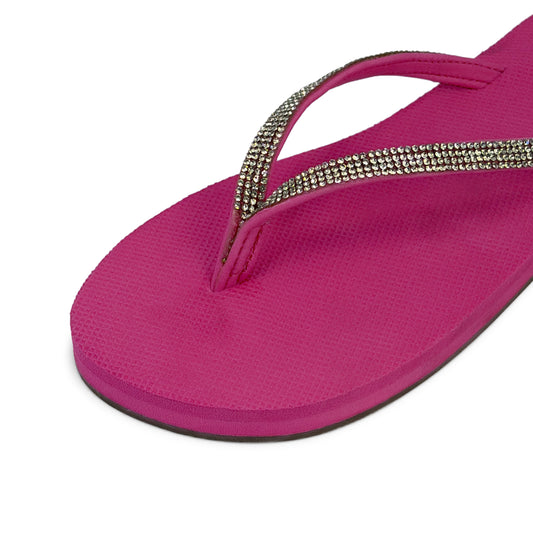 Lumia Women’s Comfort Flip Flops - Fuchsia Pink