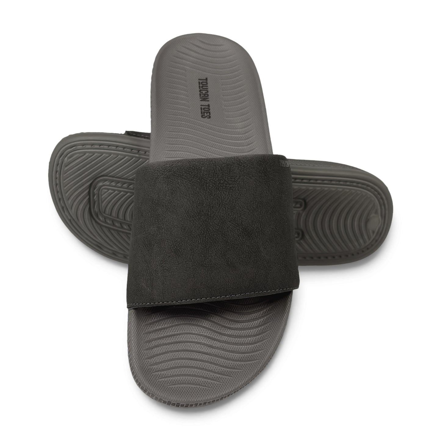 Hype Men’s Soft Cushion Slider – Grey