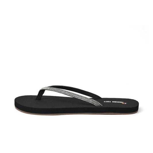 Lumia Women’s Comfort Flip Flops - Black
