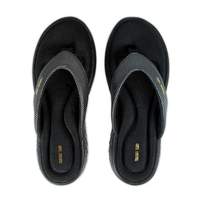 Plush Women’s Comfort Flip-Flops – Black
