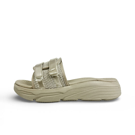 Bounce Women’s Soft Cushion Slides – Beige