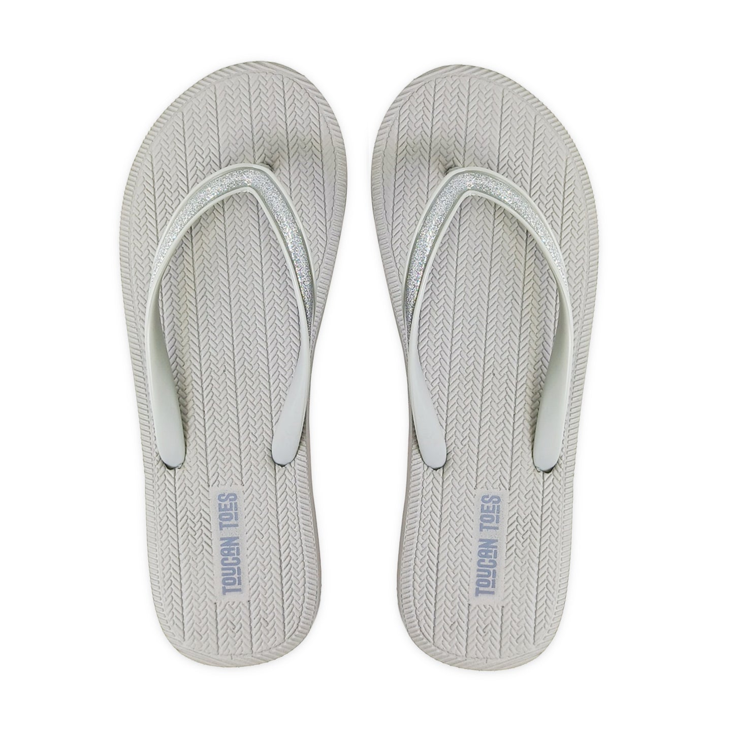 Shimmer Women’s Comfort Flip Flops - Grey