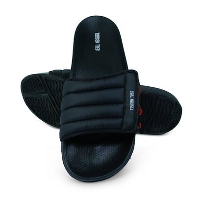 Laidback Men’s Padded Comfort Slider - Black