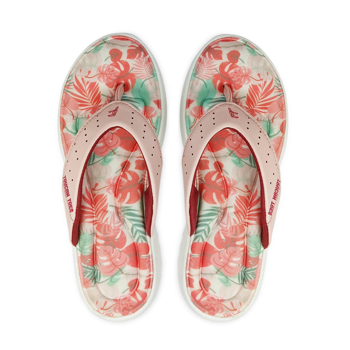 Palm Women’s Comfort Flip-Flops – Peach