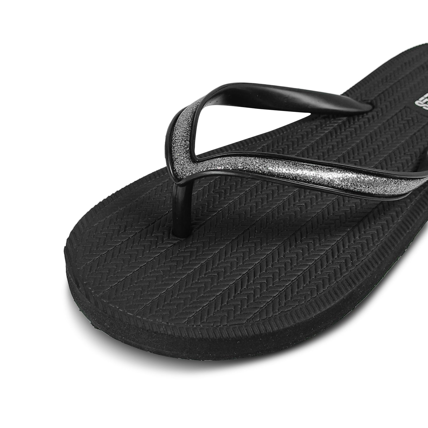 Shimmer Women’s Comfort Flip Flops - Black