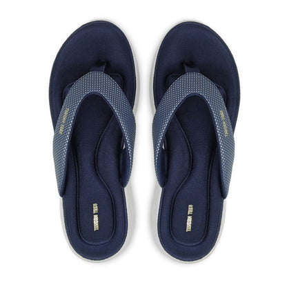 Plush Women’s Comfort Flip-Flops – Navy