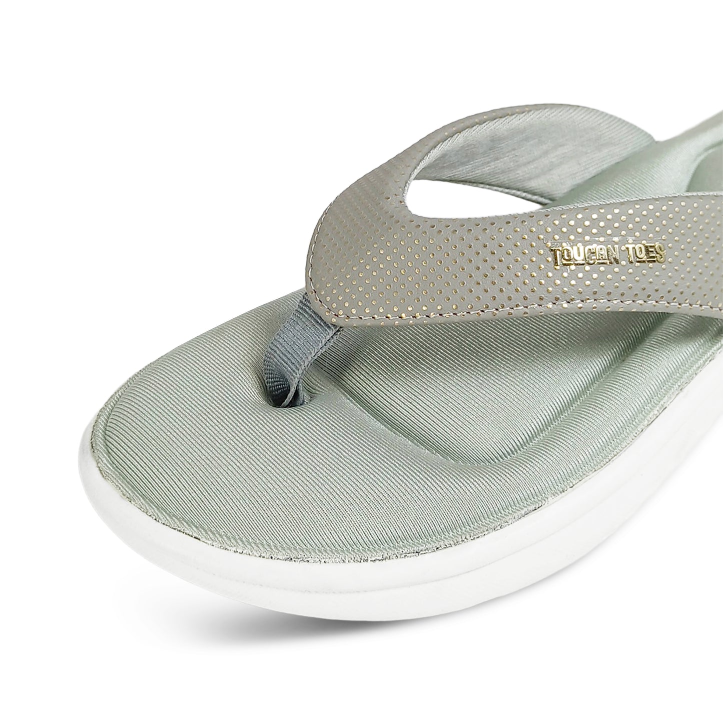 Plush Women’s Comfort Flip-Flops – Sage