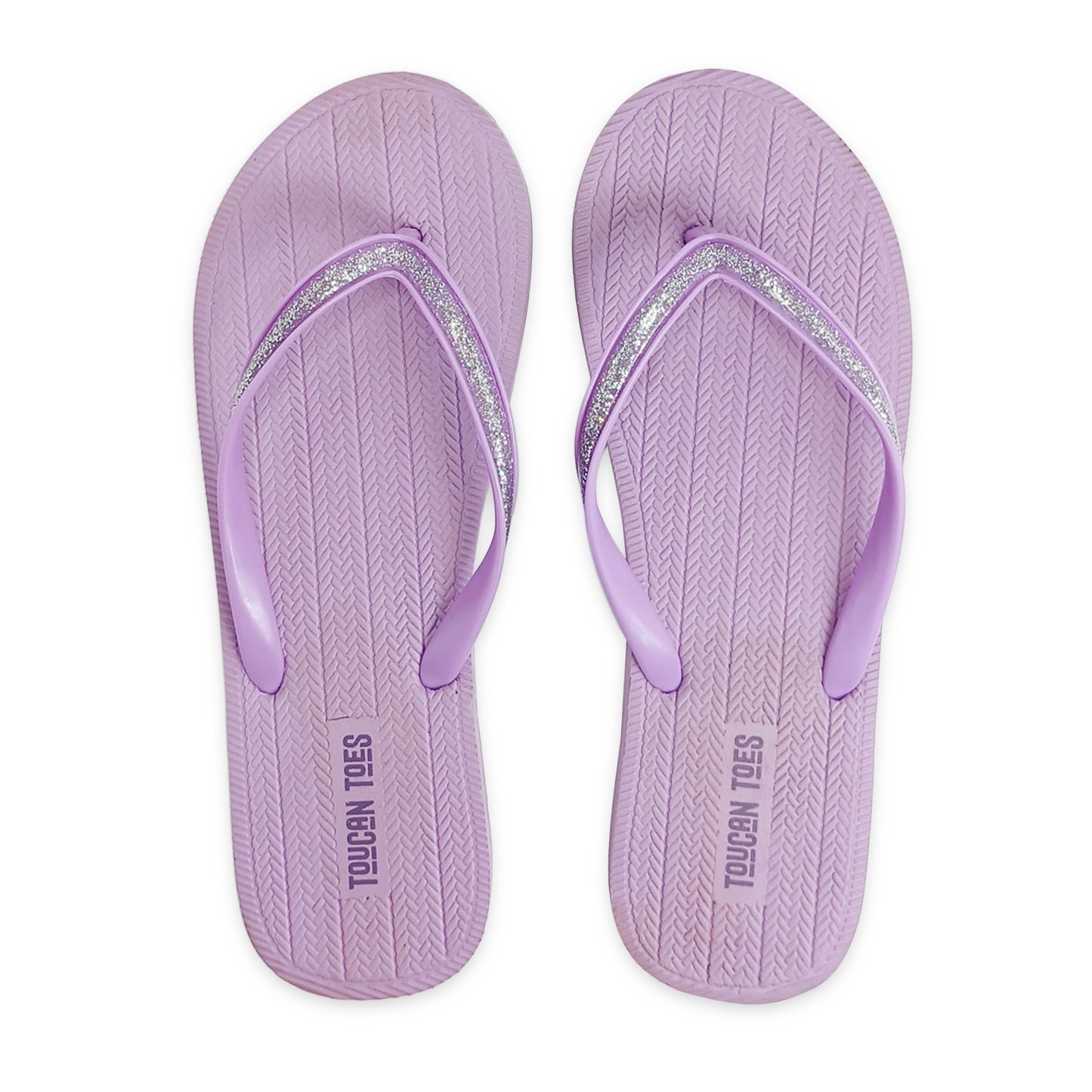 Shimmer Women’s Comfort Flip Flops - Lilac