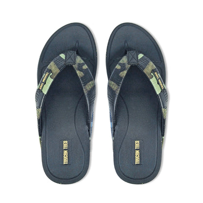 Phantom Men’s Camouflage Flip-Flops - Black