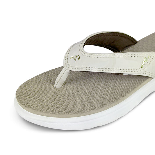 Kiara Women’s Comfort Flip-Flops – Beige