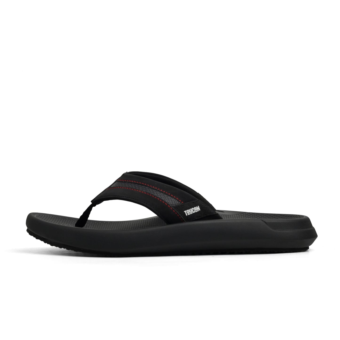 Zorro Men’s Super Soft Comfort Flip Flops – Black