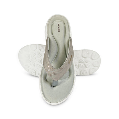 Plush Women’s Comfort Flip-Flops – Sage