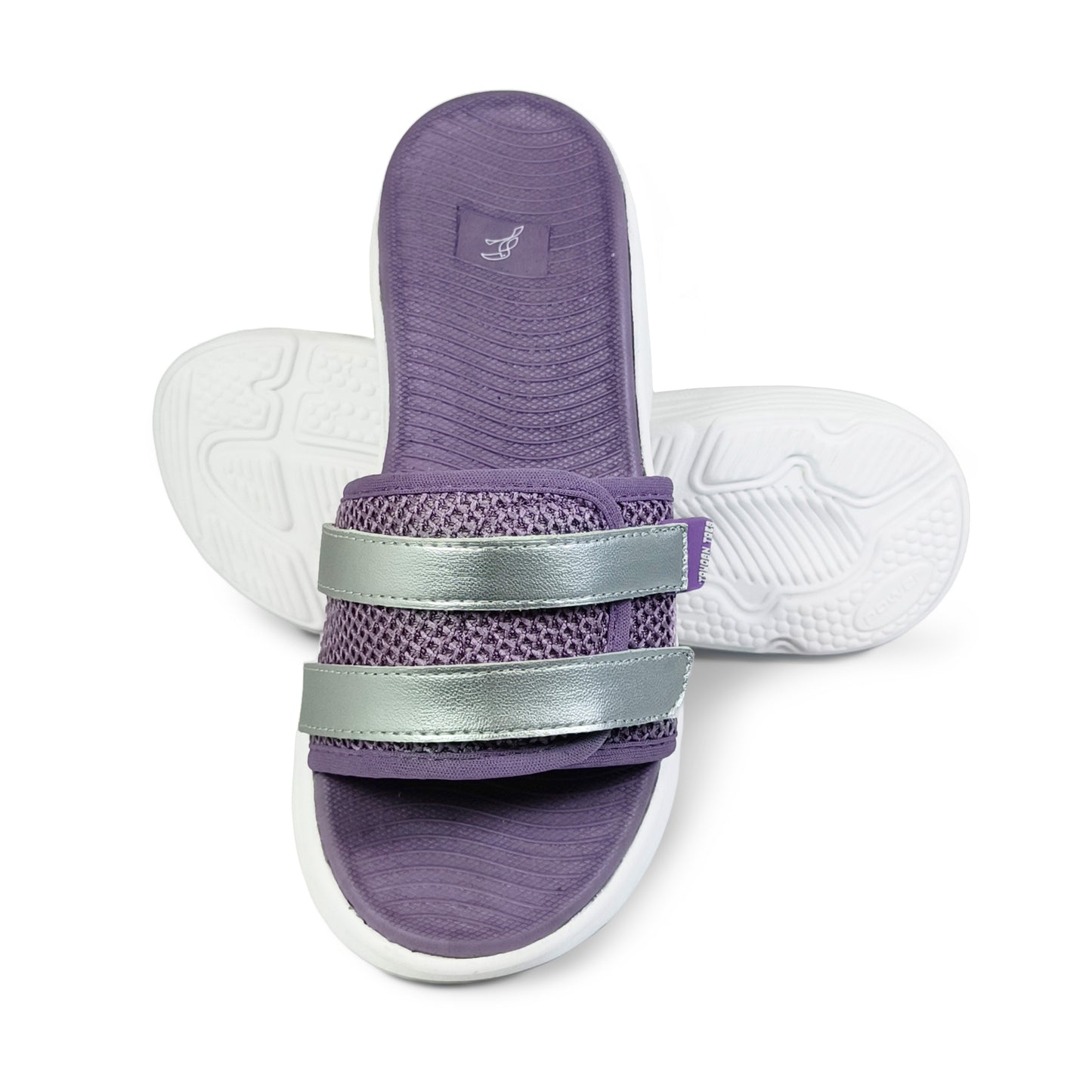 Bounce Women’s Soft Cushion Slides – Purple