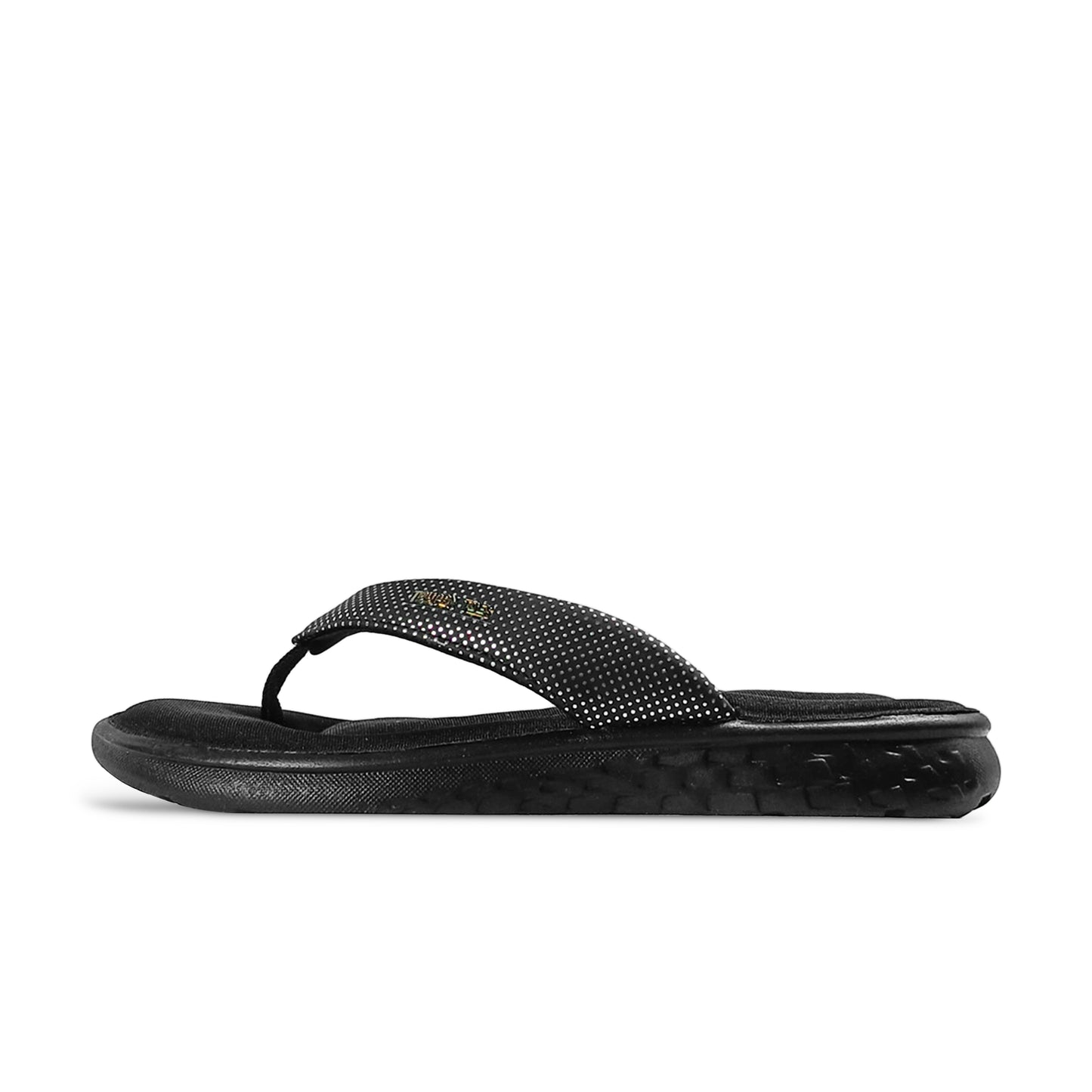 Plush Women’s Comfort Flip-Flops – Black