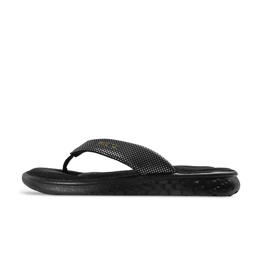 Plush Women’s Comfort Flip-Flops – Black
