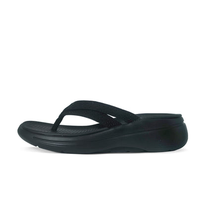 Plim Women’s Comfort Cushioned Flip Flops - Black