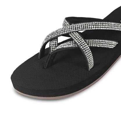Women’s Comfort Flip Flops - Black