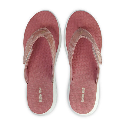 Kiara Women’s Comfort Flip-Flops – Rose Gold