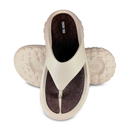 Hyper Men’s Comfort Flip-Flops - Beige