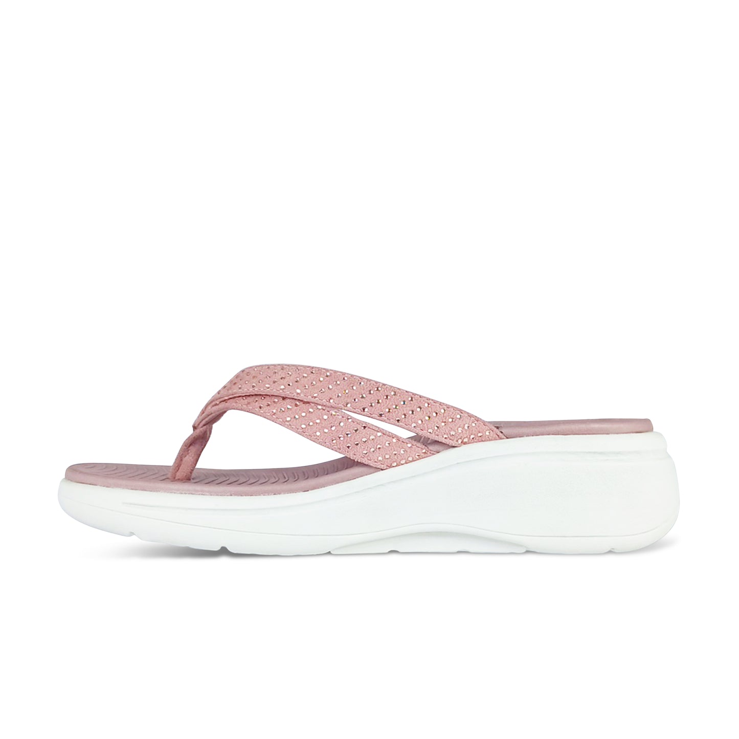 Plim Women’s Comfort Cushioned Flip Flops - Rose Gold