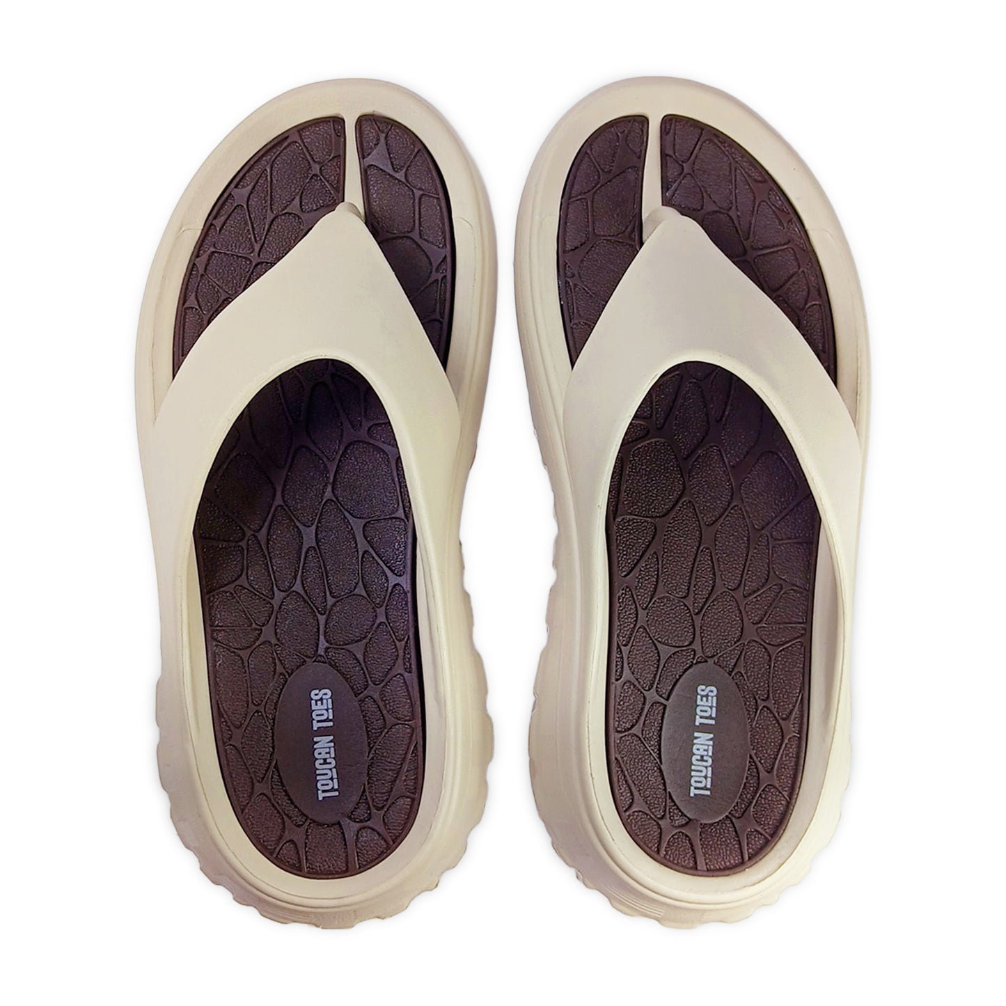 Hyper Men’s Comfort Flip-Flops - Beige