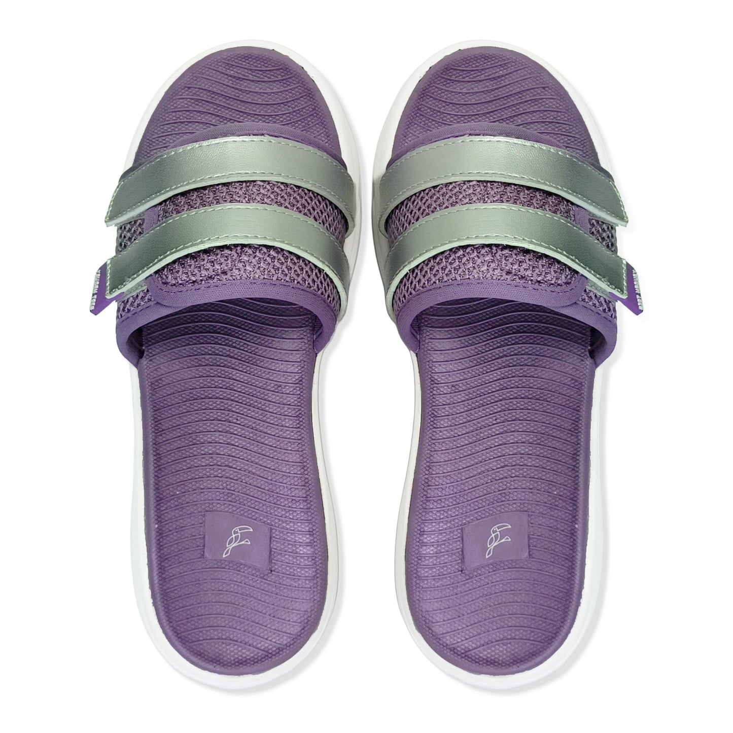 Bounce Women’s Soft Cushion Slides – Purple