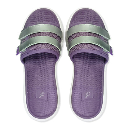 Bounce Women’s Soft Cushion Slides – Purple
