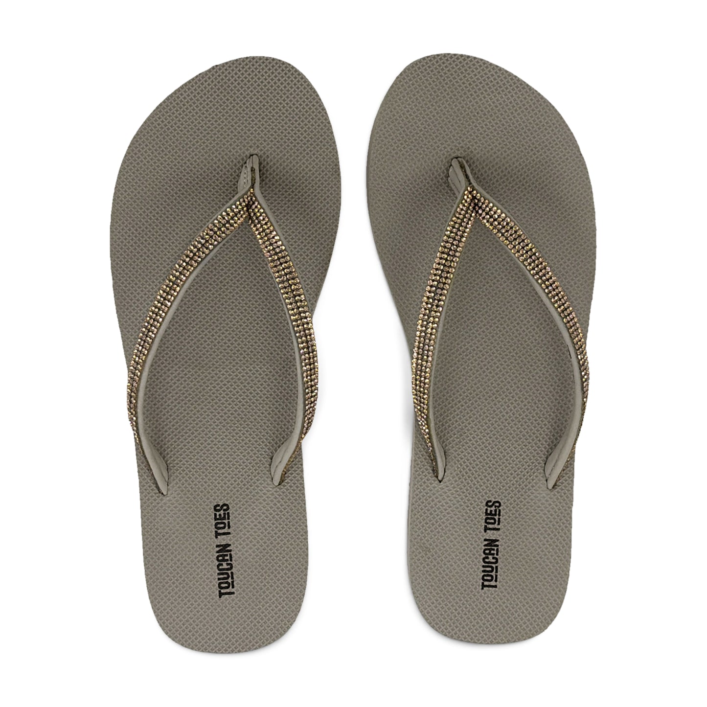 Lumia Women’s Comfort Flip Flops - Grey